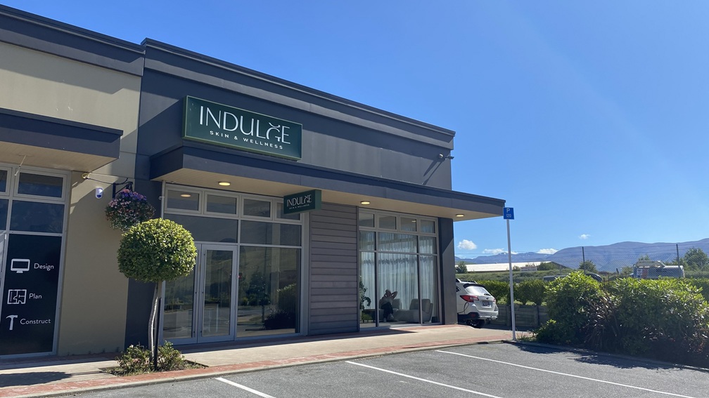 Indulge Spa shopfront at The Landing, Frankton